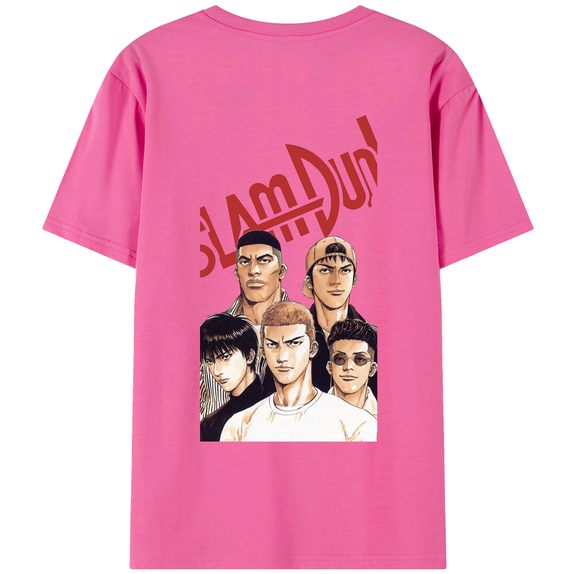 SLAM DUNK／スラムダンク レディース半袖Tシャツ(バックプリント)